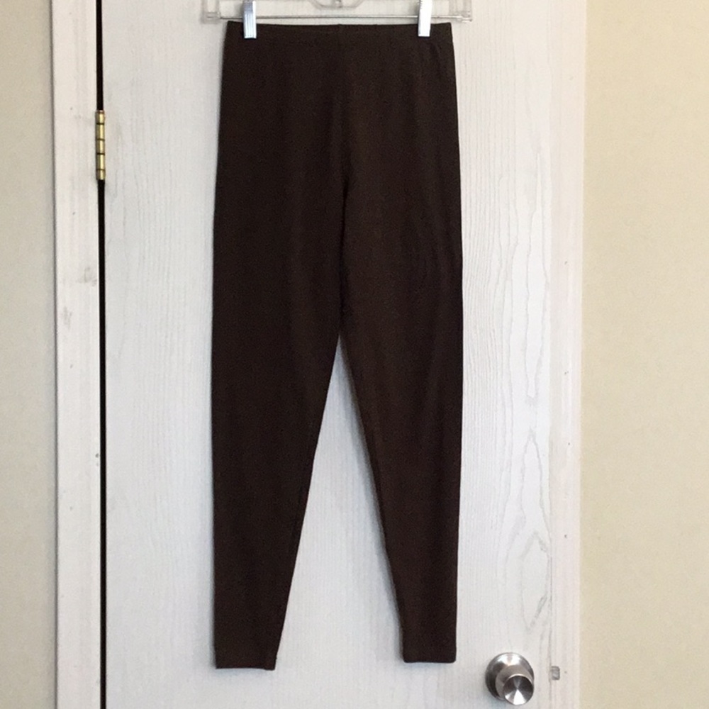 Simply Vera Wang. Leggings. Size Small. Brown.